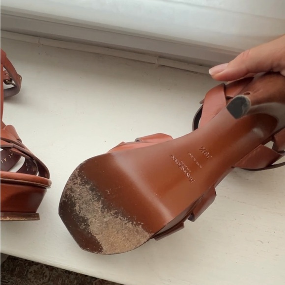 Saint Laurent Tribute Sandals - Picture 13 of 16